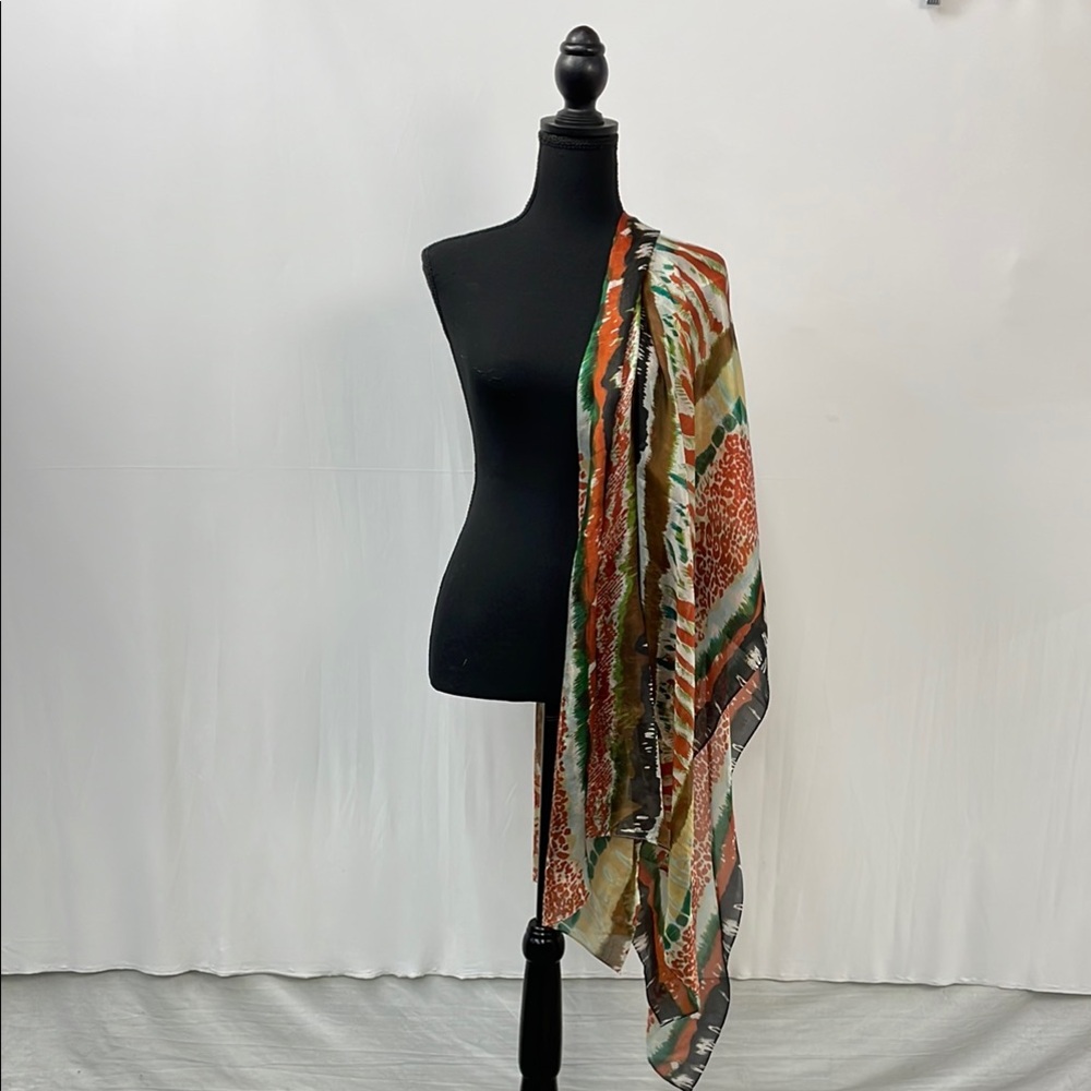 Colorful Striped Scarf - Picture 6 of 7